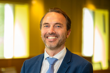 Giel Verhelst in de Provincieraadzaal