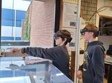 Leerlingen aan de slag met nieuwe technologie