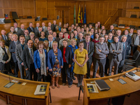 De voltallige provincieraad Oost-Vlaanderen N-VA Fractie